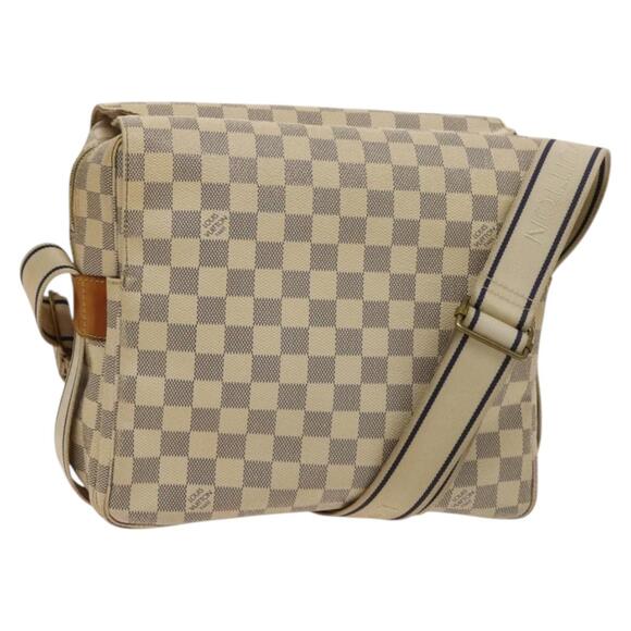 LOUIS VUITTON Damier Azur Naviglio Shoulder Bag N51189 - Picture 1 of 16